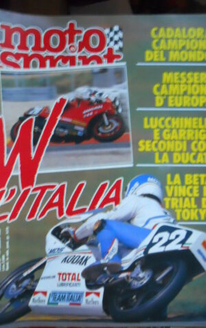 Motosprint 40 1986 W L' Italia Cadalora compione del mondo - Lucchinelli campion
