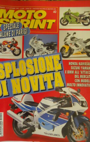 Motosprint 40 1995 Speciale Salone di Parigi - Esplosioni di novità