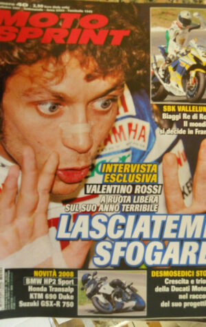 Motosprint 40 2007 Valentino Rossi a ruota libera - Testa Honda Transalp KTM 690