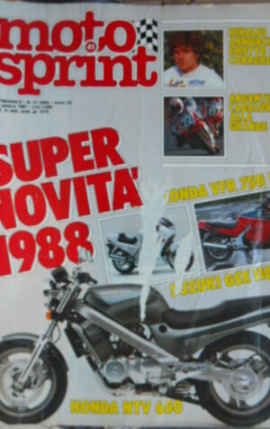 Motosprint 41 1987 Test Honda VFR 750F - Suzuki GSX 1100 F - Honda NTV 650