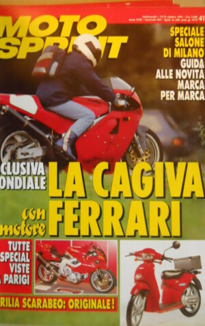 Motosprint 41 1993 Speciale Salone di Milano - Cagiva con motore Ferrari