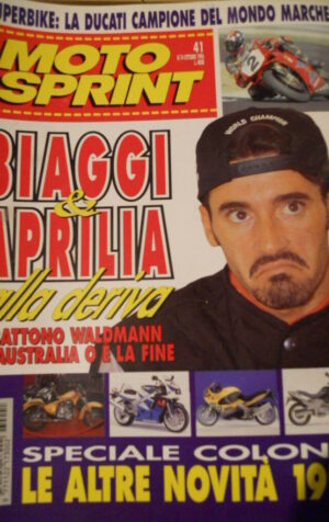 Motosprint 41 1996 Superbike Ducati campione del mondo Marche - Max Biaggi