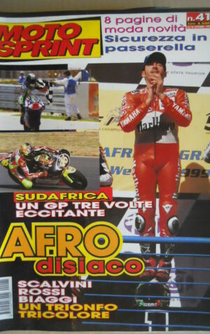 Motosprint 41 1999 Gp Sudafrica Gran premio di Max Biaggi -