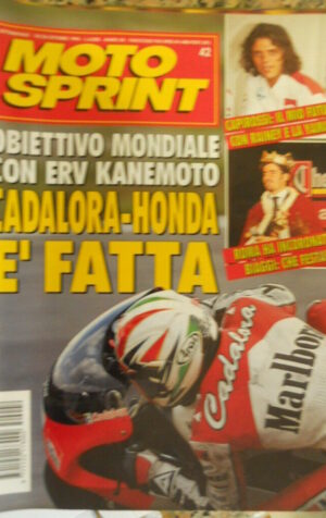 Motosprint 42 1995 Cadalora Honda - Max Biaggi in trionfo