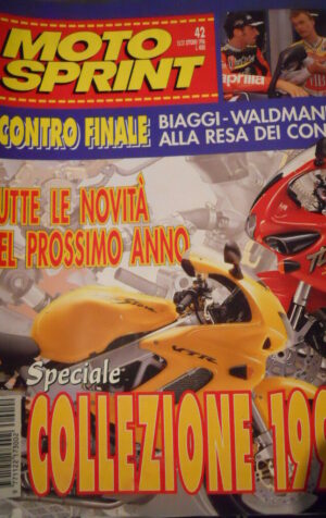 Motosprint 42 1996 Test Honda SLR 50 - Cross Suzuki RM 125 e RM 250 - Max Biaggi