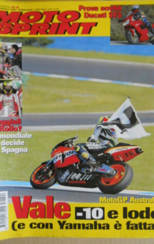 Motosprint 42 2003 Gp Australia Valentino Rossi mondiale - Test Ducati ST3