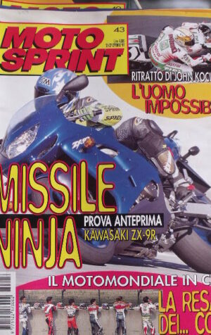Motosprint 43 1997 Test anteprima Kawasaki ZX-9R - John Kocinski