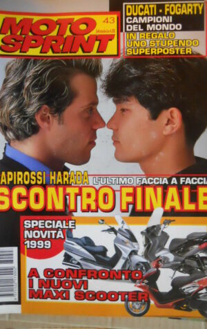 Motosprint 43 1998 Capirossi Harada Ultima sfida - Cadalora conteso in Superbike