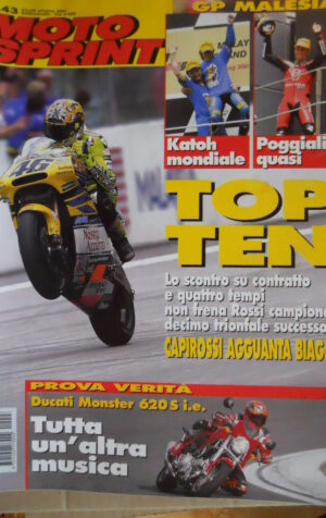 Motosprint 43 2001 test DUCATI Monster 620 S i.e. - Katoh mondiale