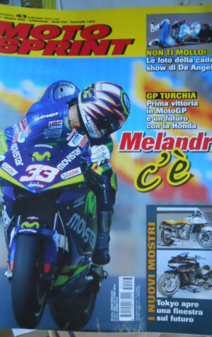 Motosprint 43 2005 Gp Turchia Marco Mealndri domina su Honda