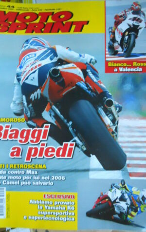 Motosprint 44 2005 Test Yamaha R6 supersportiva e tecnologica
