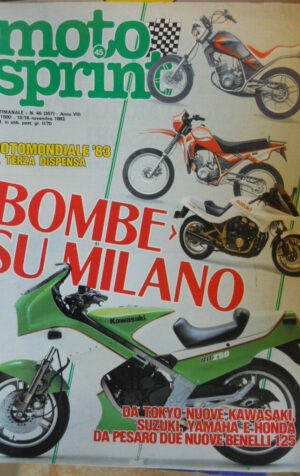 Motosprint 45 1983 Test Kawasaki GPzx 550 e Kawasaki GPz 305 Belt Drive