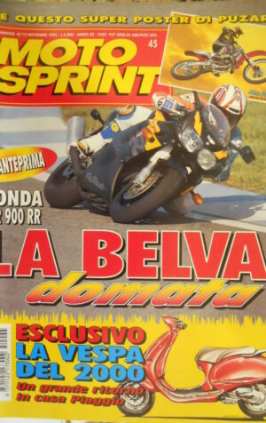 Motosprint 45 1995 Honda CBR 900 RR la belva - La Vespa del 200