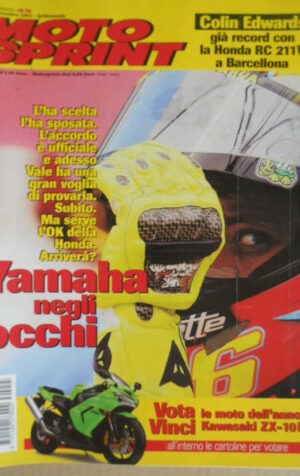 Motosprint 45 2003 Valentino Rossi alla Yamaha - Colin Edwards Honda RC 211V