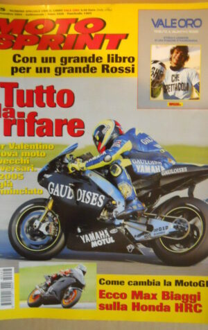 Motosprint 45 2004 Valentino Rossi nuova moto e tutto da rifare - Max Biaggi Hon