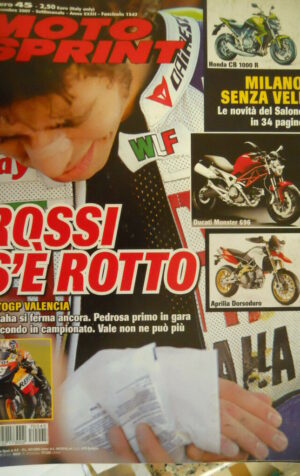 Motosprint 45 2007 Gp Valencia Valentino ROSSI - Ducati Monster 696
