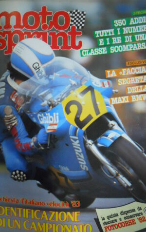 Motosprint 47 1982 test Honda Hirt- Addio Classe 350  -