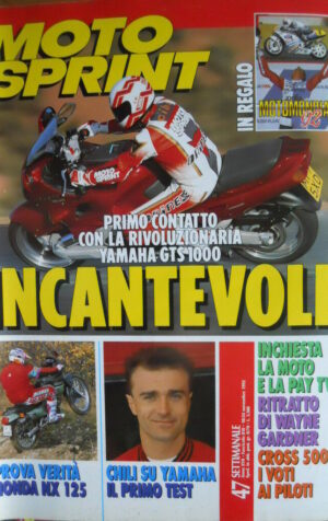Motosprint 47 1992 Test Yamaha GTS 1000 - Honda NX 125