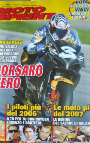 Motosprint 47 2006 Gp valencia Max Biaggi il più veloce di tutti