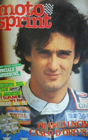 Motosprint 48 1982 Franco Uncini casco d'oro 82 - Kenny Roberts - test Ducati 60
