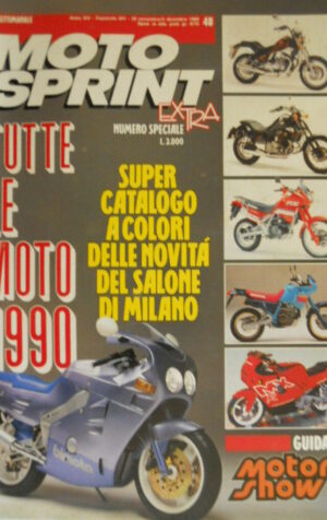 Motosprint 48 1989 con catalogo di tutte le novità Salone di Milano