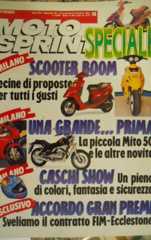 Motosprint 48 1991 Speciale salone di MILANO - novità