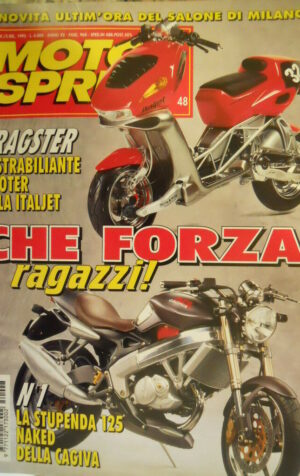 Motosprint 48 1995 test Cagiva N1 la stupenda 125 Naked della Cagiva