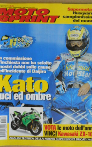 Motosprint 48 2003 La verità sulla morte di Dajiro KATO - Husqvarna campione mon