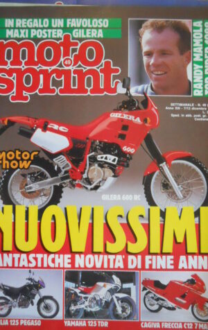 Motosprint 49 1988 Novità Motor Show Cagiva Freccia C12 - Yamaha 125 TDR