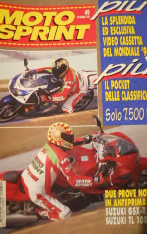 Motosprint 49 1996 Test Suzuki GSX-R 600 - Suzuki TL 1000 S