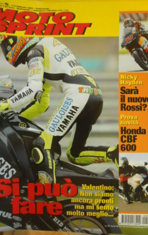 Motosprint 5 2004 Valentino Rossi - Nicky Hayden - test Honda CBF 600