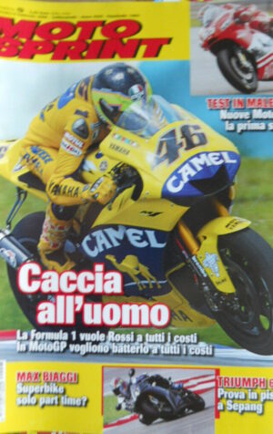 Motosprint 5 2006 Max Biaggi Valentino Rossi - Test Triumph 675