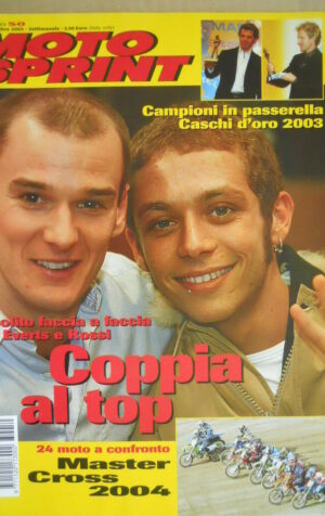 Motosprint 50 2003 La coppia al TOP Valentino Rossi ed EVERTS