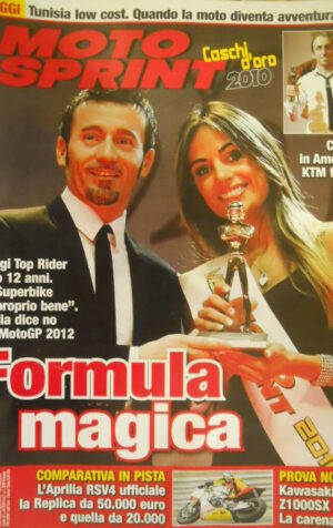 Motosprint 50 2010 Test novità Kawasaki Z1000SX - Max Biaggi Top Rider