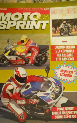 Motosprint 51/52 1991 Test Novità 125 Sport Pro - Suzuki GSX-R 750