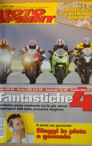 Motosprint 51/52 2004 Test Yamaha YZF R6 - Honda CBR 600 RR - Kawasaki ZX-6R