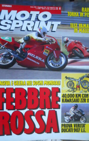 Motosprint 6 1992 Kawasaki ZZr 1100 - Test Ducati 907 I.E - Cagiva Gilera Febbre