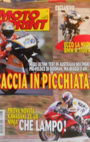 Motosprint 6 1998 Test BMW R 1100 RS - Test novità Kawasaki ZX-6R -