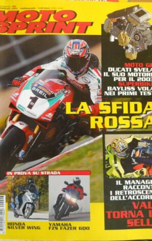 Motosprint 6 2002 Test su strada Honda Silver Wing  vs Yamaha FZS Fazer 600
