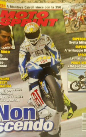Motosprint 6 2010 Marco Melandri in 16 pagine da collezionare
