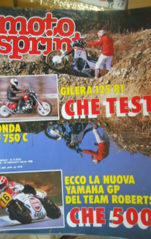 Motosprint 8 1988 Nuova Yamaha team Roberts - Test Gilera R125 Honda VF 750C