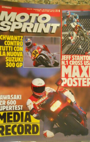 Motosprint 9 1990 Kawasaki ZZr 600 Supertest Media record - BMW K 100 16 V