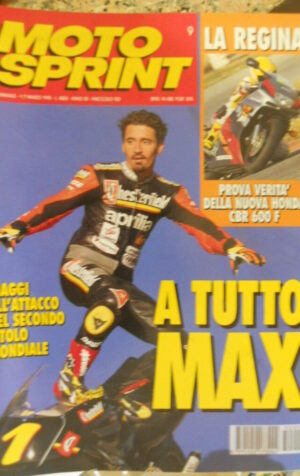 Motosprint 9 1995 Max Biaggi all'attacco - Test Honda CBR 600 F