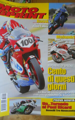 Motosprint 9 2003 Rossi e Melandri un record dopo l'altro - Benelli Tre Novecent