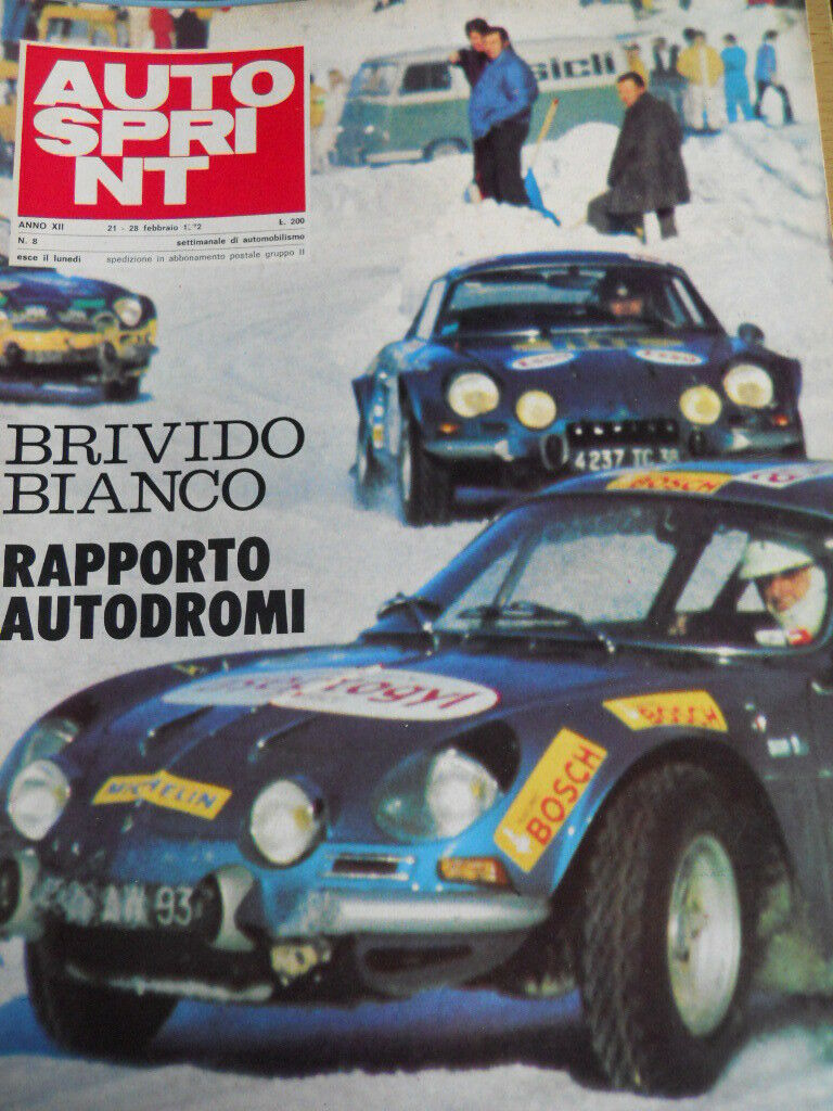 Autosprint 8 1972 Fiat Abart 124 Scorpione da Rally