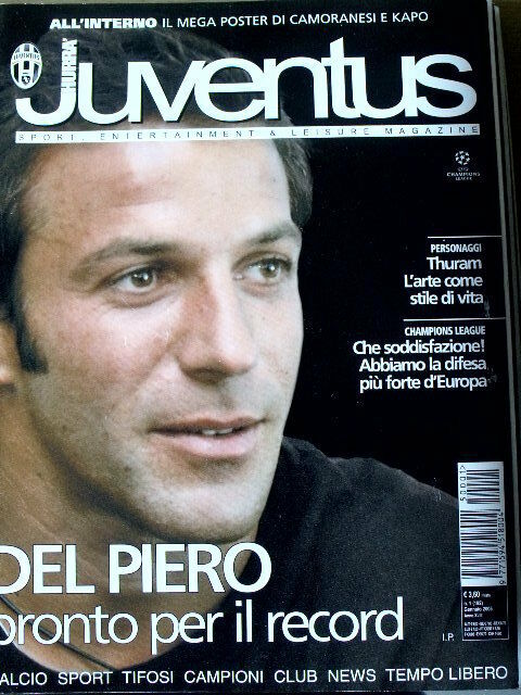 Hurrà Juventus 1 2005 Alex Del Piero - Maxi Poster Camoranesi e Kapo