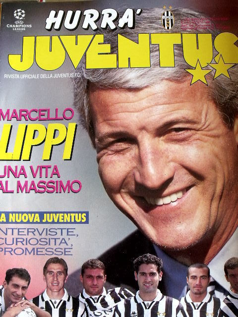 Hurrà Juventus 8 1996 Mini Poster Angelo Peruzzi - Zinedine Zidane