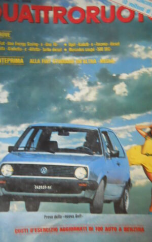 Quattroruote 336 1983 Anteprima:Alfa Giulietta e Alfetta turbo diesel.Nuova Golf
