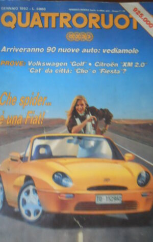 Quattroruote 435 1992 Nuove auto, prove per Volkswagen Golf e Citroen XM 2.0