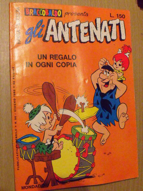 Braccobaldo presenta GLI ANTENATI 96 1969 ed. Mondadori